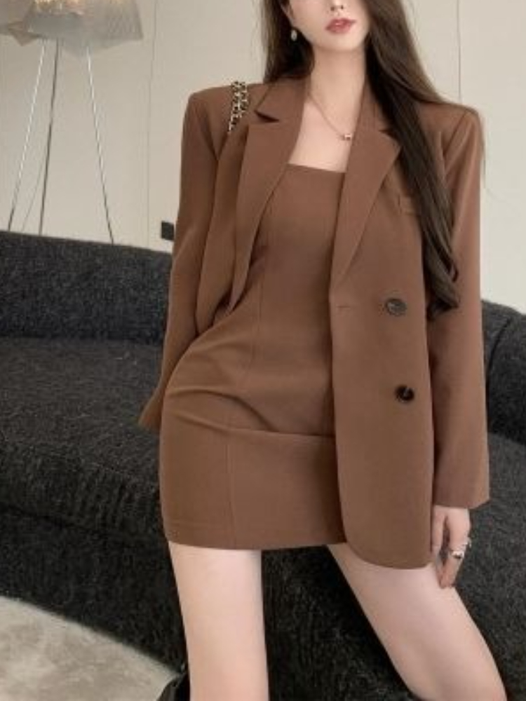 Outono inverno marrom elegante - Winter Clothing Pk avaliação e preço