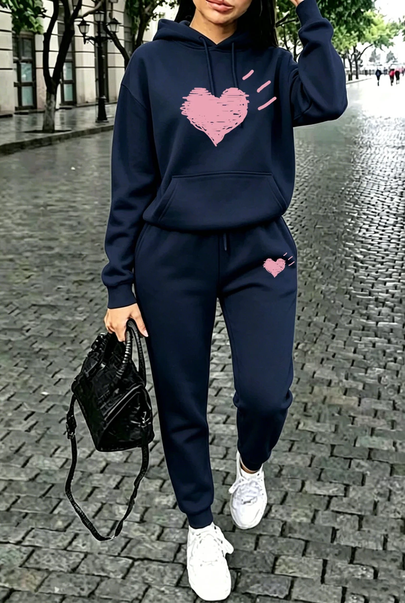 Conjunto de Moletom Feminino C - Winter Clothing For Women avaliação e preço