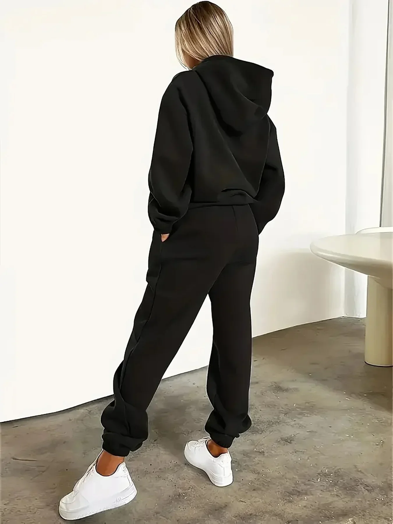 Conjunto Feminino de Moletom c - Winter Clothing For Women avaliação e preço